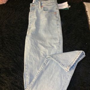 Sustainably sourced H&M denim straight fit jeans